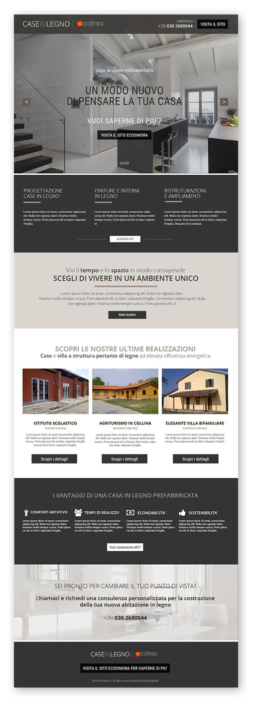 realizzazione sito web casa biocompatibili