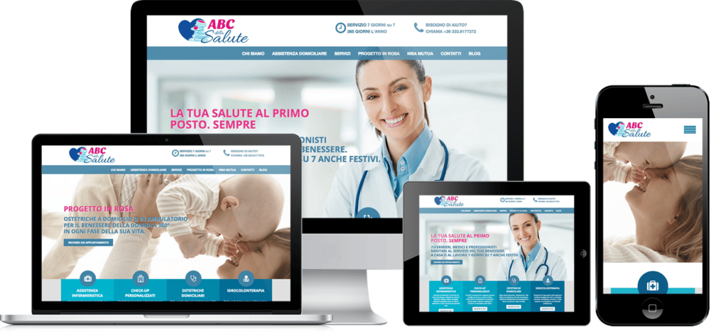 realizzazione sito web salute